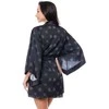Chalatas Aster Robe Juodos spalvos