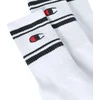 Champion Aukštos Kojinės 3 poros Baltos U20081 WW006