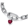 Charms-zawieszka Pandora ME Złamane serce 792524C01 su czerwonym kryształem
