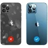 Chery veidrodinis dėklas, skirtas iPhone 13 Pro , metalinis rėmelis, sidabrinės spalvos (JR-BP908 sidabrinis)