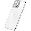 Chery veidrodinis dėklas, skirtas iPhone 13 Pro , metalinis rėmelis, sidabrinės spalvos (JR-BP908 sidabrinis)