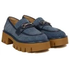Ciemnoniebieskie mokasyny moterims Michael Kors 49S6CRFP3D