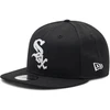 Čikagos "New Era" "Sox" Madinga Juoda Sportinė "Full-Cap" Kepuraitė