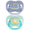 Čiulptukai Canpol babies NightGlow, 0–6 mėn., 2 vnt., mėlyni