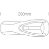 COB LED nešiojamas šviestuvas, 70036