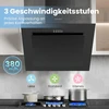 COMFEE' sieninis virtuvinis gartraukis 60 cm, 380 m³/h, LED, CH60J78EM4A2B