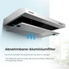COMFEE' virtuvinis gartraukis 60 cm, 200 m³/h, LED, CHU 3.6F17BS