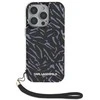 Dėklas Karl Lagerfeld KLHCP16XHZBPKCCU Apple iPhone 16 Pro Max 6.9″ violetinės spalvos Zebra With Cord