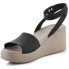 Crocs Brooklyn Basutės su kulno dirželiu ir platforma moterims 209406-07H