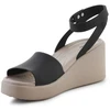 Crocs Brooklyn Basutės su kulno dirželiu ir platforma moterims 209406-07H
