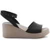 Crocs Brooklyn Basutės su kulno dirželiu ir platforma moterims 209406-07H