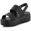 Crocs Brooklyn Low Wedge moteriški basutės 206453-060