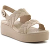 "Crocs Brooklyn Woven Low Wedge W" 209977-212 sandalai