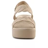 "Crocs Brooklyn Woven Low Wedge W" 209977-212 sandalai