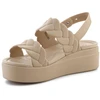 "Crocs Brooklyn Woven Low Wedge W" 209977-212 sandalai