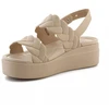 "Crocs Brooklyn Woven Low Wedge W" 209977-212 sandalai