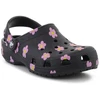 CROCS CLASSIC FLOWER CLOG K Juodas vaikiškos klumpės, 212670-001