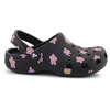 CROCS CLASSIC FLOWER CLOG K Juodas vaikiškos klumpės, 212670-001