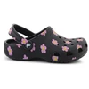 CROCS CLASSIC FLOWER CLOG K Juodas vaikiškos klumpės, 212670-001
