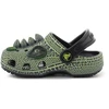 CROCS CLASSIC IAM SCARY DINO CLOG T vaikiškos klumpės, juodos, 211372-001
