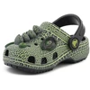CROCS CLASSIC IAM SCARY DINO CLOG T vaikiškos klumpės, juodos, 211372-001