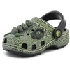 CROCS CLASSIC IAM SCARY DINO CLOG T vaikiškos klumpės, juodos, 211372-001