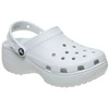 Crocs Classic Platform moteriškos klumpės, kreminės spalvos 206750 1NK