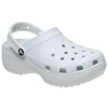 Crocs Classic Platform moteriškos klumpės, kreminės spalvos 206750 1NK