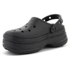 CROCS CLASSIC STACKED klumpės, juoda spalva, 211355-060