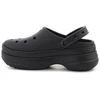 CROCS CLASSIC STACKED klumpės, juoda spalva, 211355-060