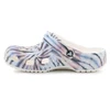 CROCS CLASSIC TIE DYE CLOG CHALK/MULTI 211937-0PZ