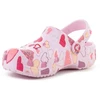 CROCS CLASSIC VDAY CLOG KIDS Rožinis MILK/HEARTS 209754-7CI vaikiški klumpės