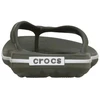 Crocs Crocband Flip šlepetės per pirštą, alyvuogių spalvos, 11033 3J5