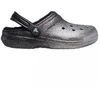 Crocs Klasikiniai klumpių tipo šlepetės su blizgučių pamušalu Sidabrinis - 205842-067