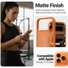 Crong Hybrid Matte Magnetic dėklas iPhone 17 Pro Max, oranžinis