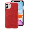 Crong Neat Cover - PU Leather dėklas skirtas Apple iPhone 11 Pro red