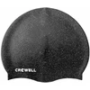 Crowell Recycling Perlės Silikoninė Plaukimo Kepuraitė, Juoda, Sk. 1