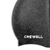 Crowell Recycling Perlės Silikoninė Plaukimo Kepuraitė, Juoda, Sk. 1
