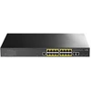 Ausinės Cudy GS2018PS2 valdomas L2 Gigabit Ethernet (10/100/1000) komutatorius su PoE palaikymu, 1U, juodas