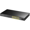 Ausinės Cudy GS2018PS2 valdomas L2 Gigabit Ethernet (10/100/1000) komutatorius su PoE palaikymu, 1U, juodas