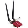 Ausinės CUDY WE3000S AX5400 Wi-Fi 6 tinklo plokštė su „Bluetooth“ 5.2, Intel AX210, PCIe, su radiatoriumi