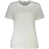 Damski T-shirt Tommy Hilfiger su haftowanym logo – balta