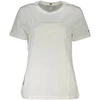 Damski T-shirt Tommy Hilfiger su haftowanym logo – balta