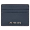 Damskie etui na karty Michael Kors 35H6STVD7L tamsiai mėlyna