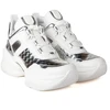 Damskie sneakersy Michael Kors 49F5OLFS1M Sidabrinė