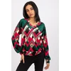 Daugiaspalvė velūrinė palaidinė Italy Moda