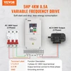 VEVOR Kintamo dažnio keitiklis 5AG 4KW 8.5A, įvestis 380V