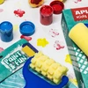 Dažymo rinkinys su voleliais, štampais ir tempera