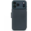 Decoded Odinis nuimamas piniginės dėklas – stiklinis dėklas, skirtas „iPhone 17 Pro Max“, suderinamas su „MagSafe“ (tamsiai mėlynos spalvos)