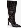 Decorated Patent Leather Women's Heels D&amp;A MR880-055 Juodas
